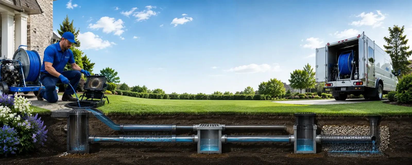 Outdoor drain cleaning information for Woodlawn, VA